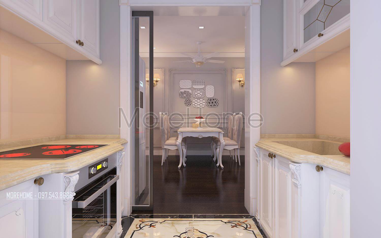 Thiết kế nội thất căn hộ chung cư Ruby Tower